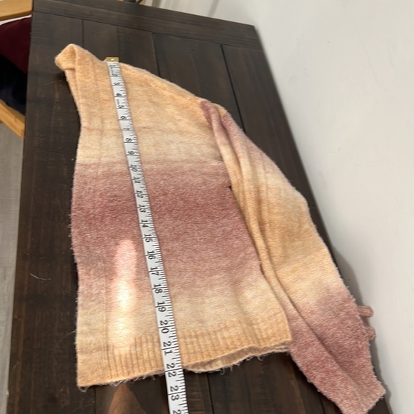 American Eagle Open Front Cardigan Ombré Orange and Purple Size XXS - Picture 7 of 7